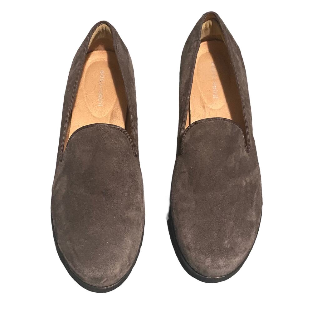 Easy Spirit Women's Brown Suede Slip-On Loafers